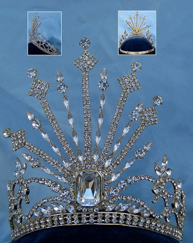 Imperial Empress Rhinestone Tiara