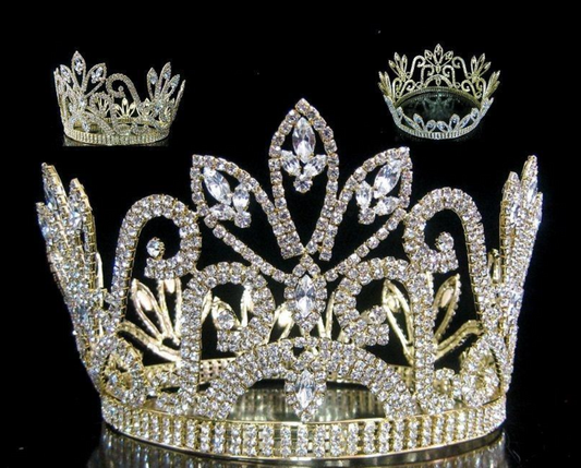 Allure Beauty Pageant Crown - Gold
