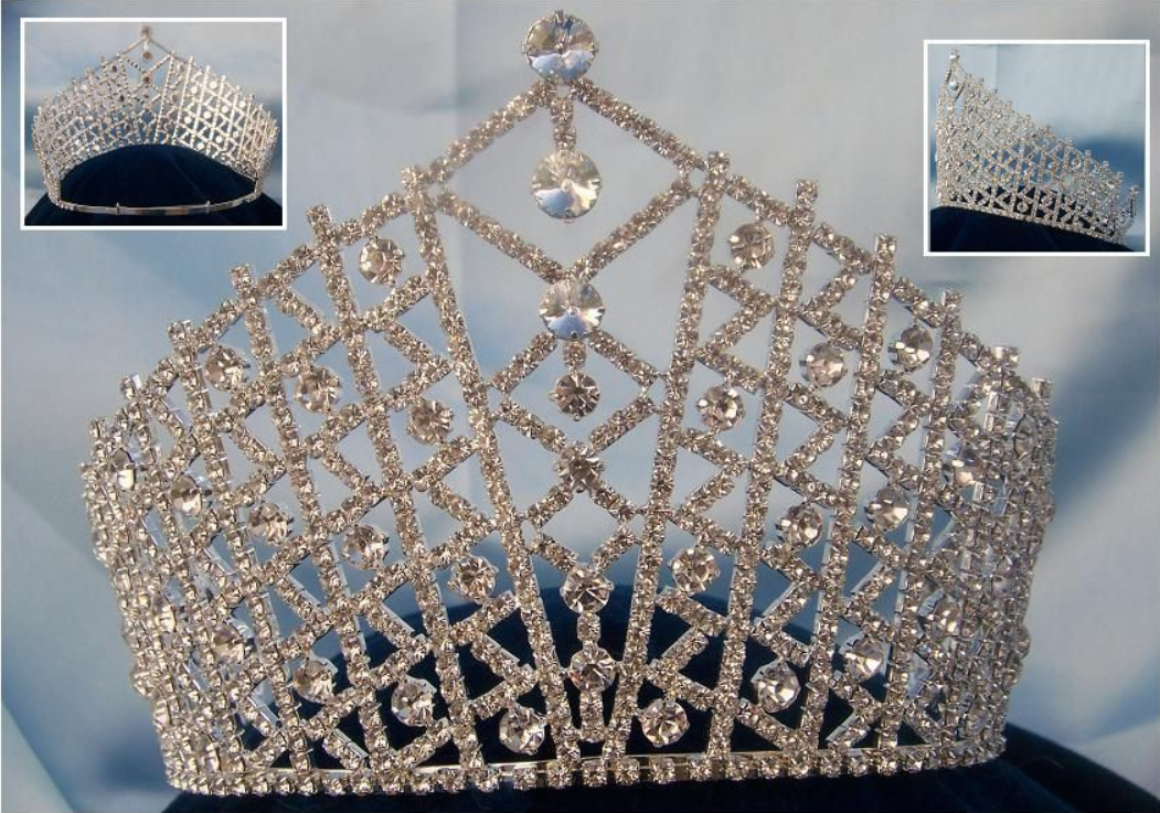 Victory Pageant Rhinestone Tiara