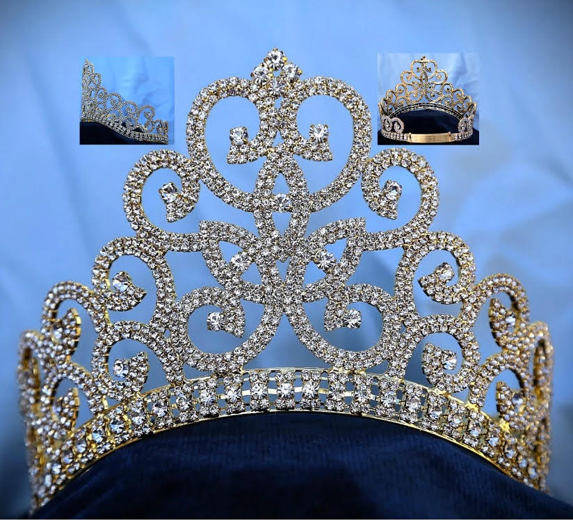 Lavonia Rhinestone Pageant Tiara